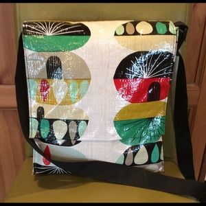 Blue Q Crossbody Purse/Tote EUC